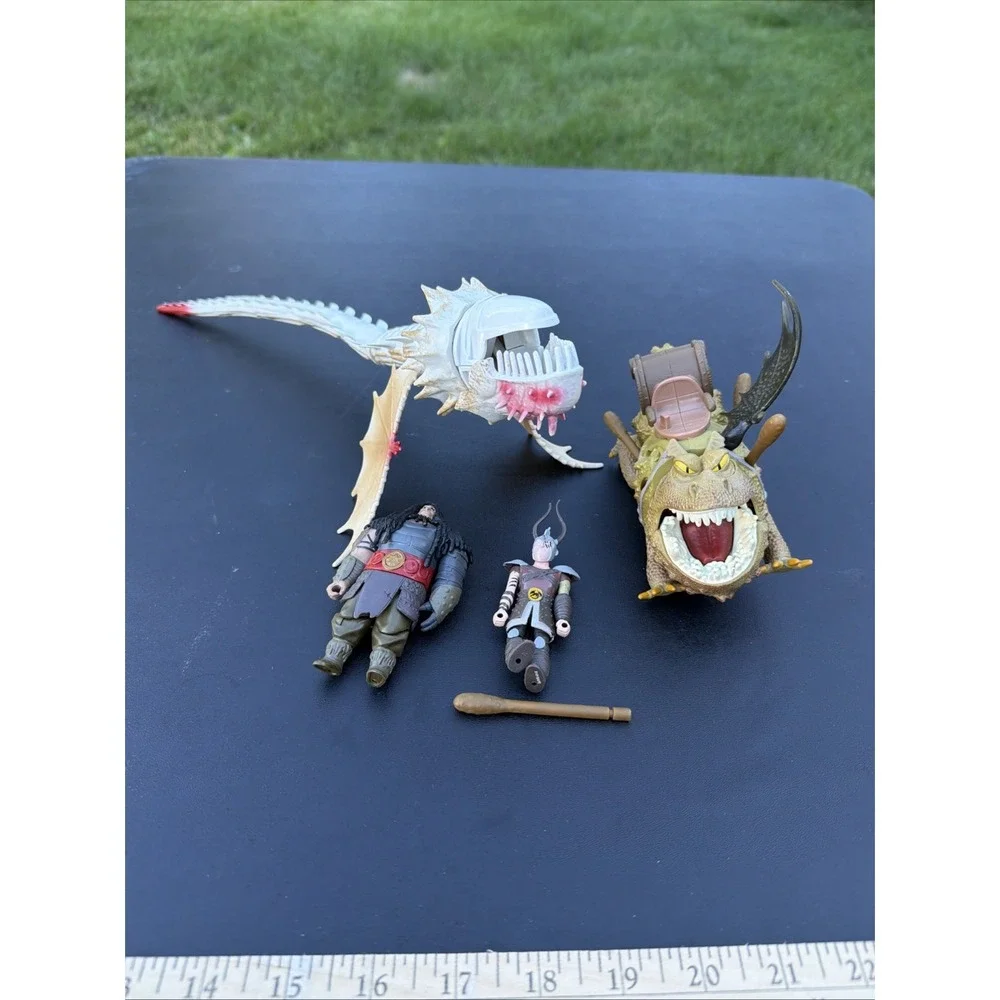 Gronkle Defender Berk How to Train Your Dragon 2 Drago Whisper Gronkle Lot Of 4